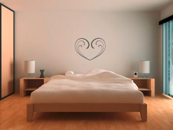 Schlafzimmer Wandsticker Verschönerungen Innendekorationen Wandtattoos