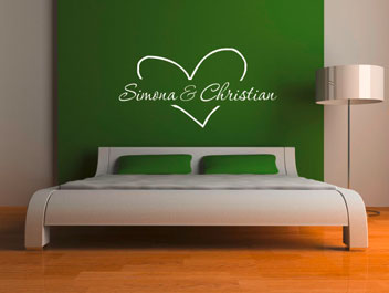 Schlafzimmer Wandsticker Verschönerungen Innendekorationen Wandtattoos